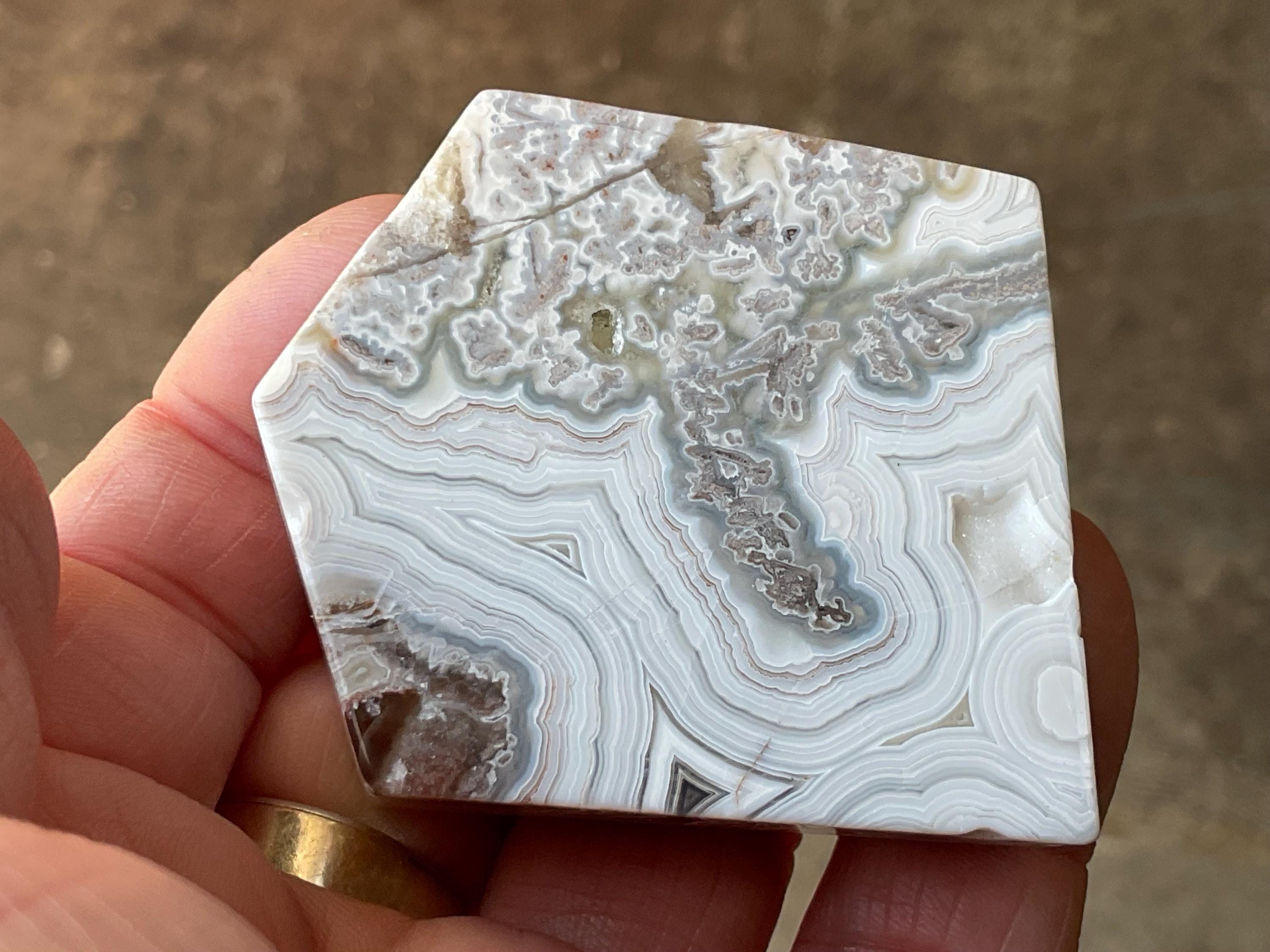 86g Mexican Crazy Lace Agate Freeform 20C