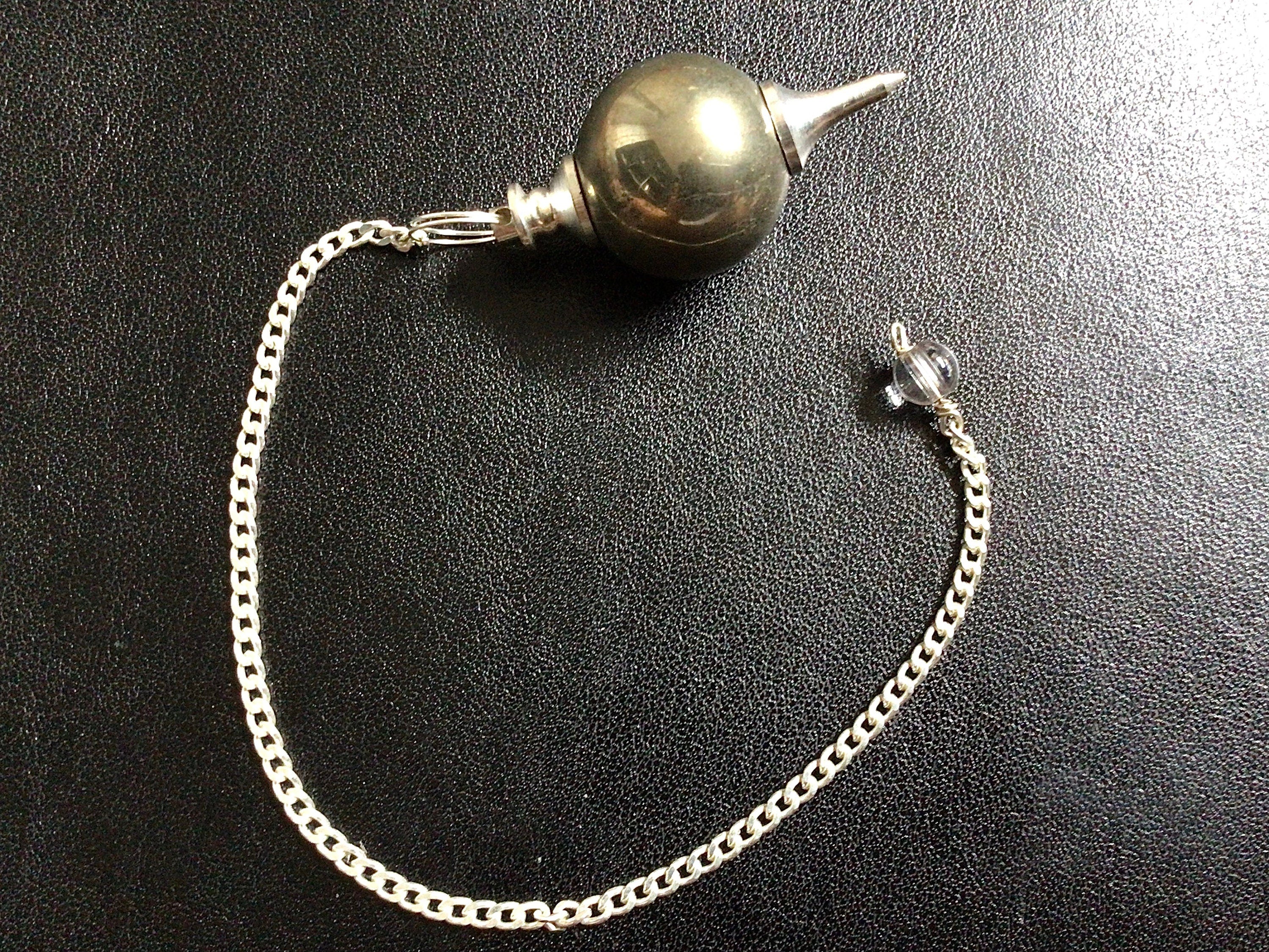 Round Pyrite Pendulum