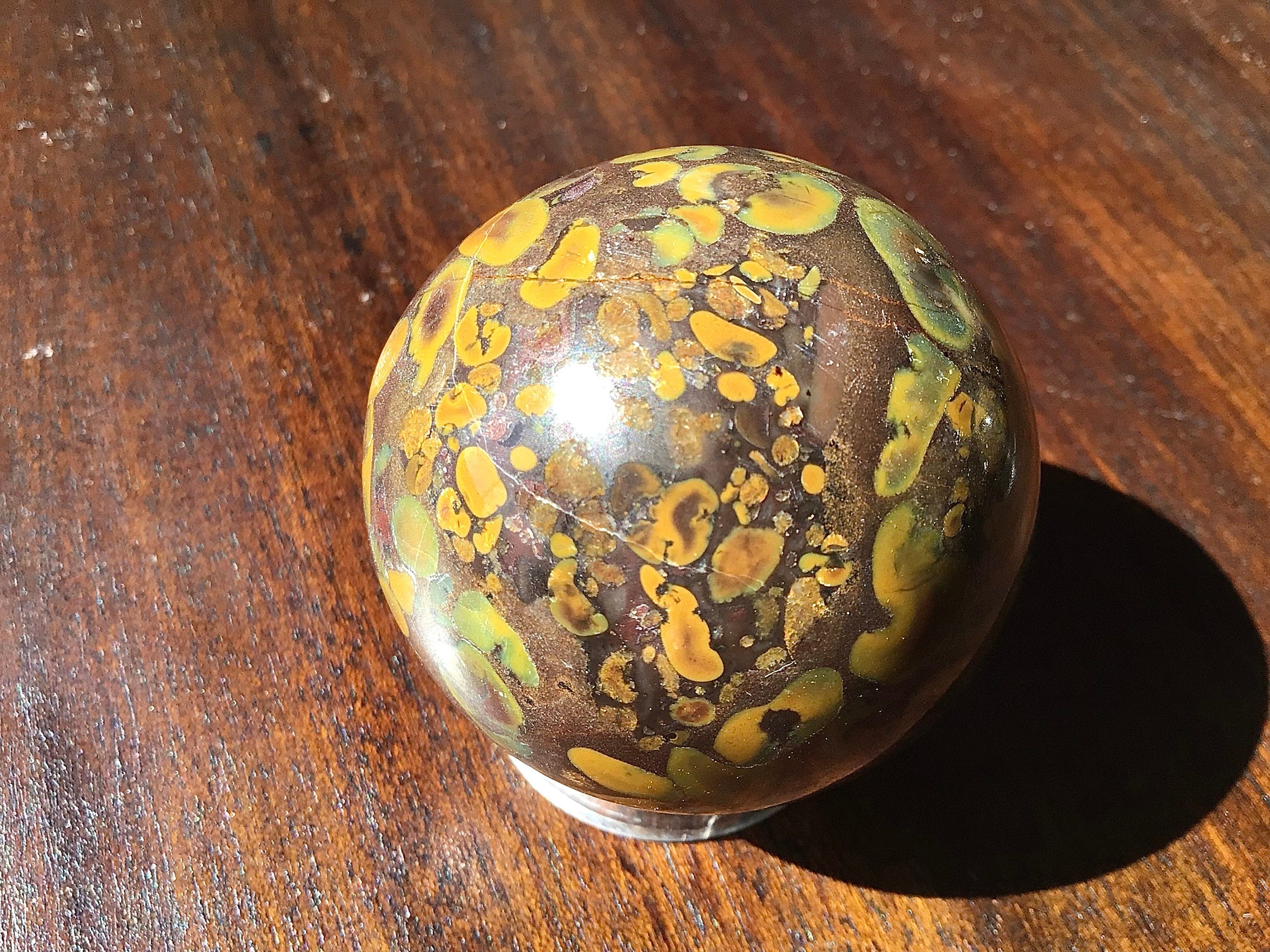 192g Fruit Jasper Sphere E