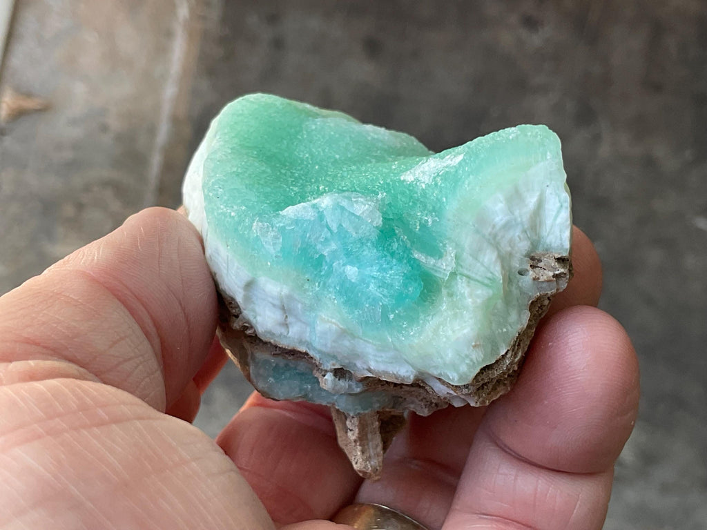 120g Green Aragonite Specimen 3A