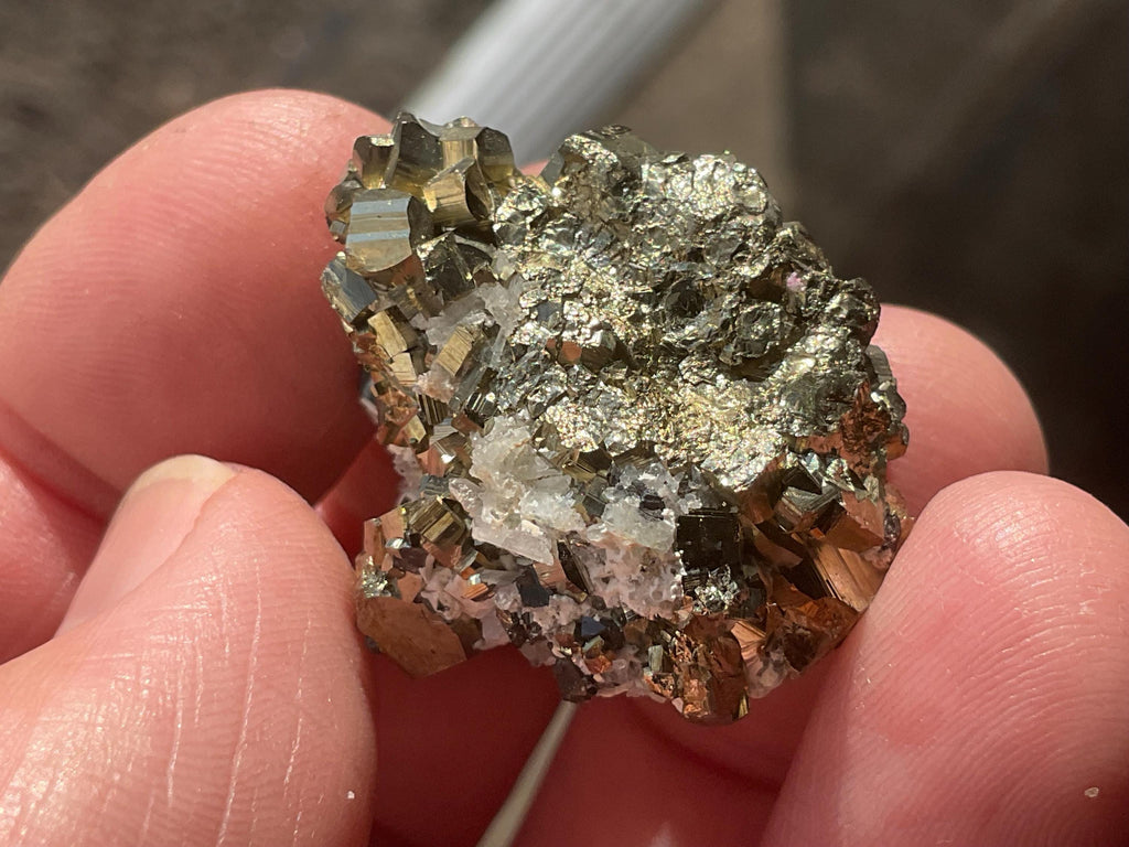 26g Pyrite with Galena Specimen from Bulgaria