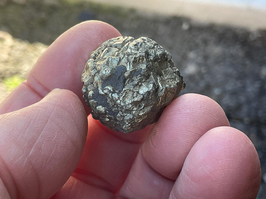 24g Natural Indonesian Pyrite after Marcasite Nodule 1B