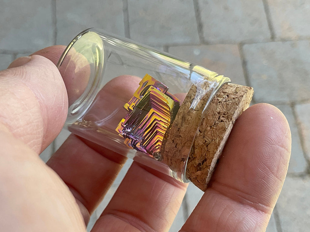 Bismuth Specimen Display Bottle 2C