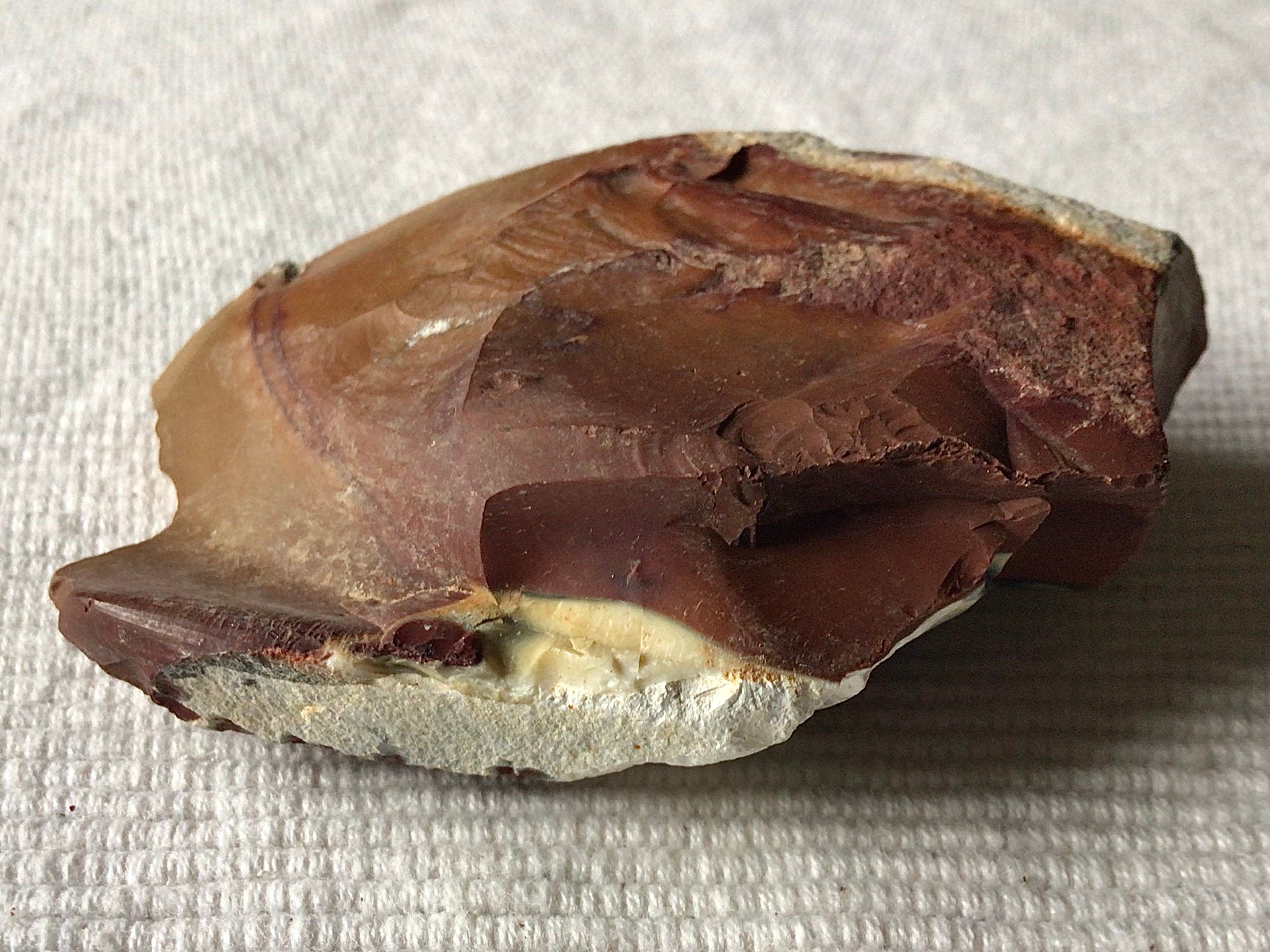 119g Rough Mookaite Jasper piece 8A