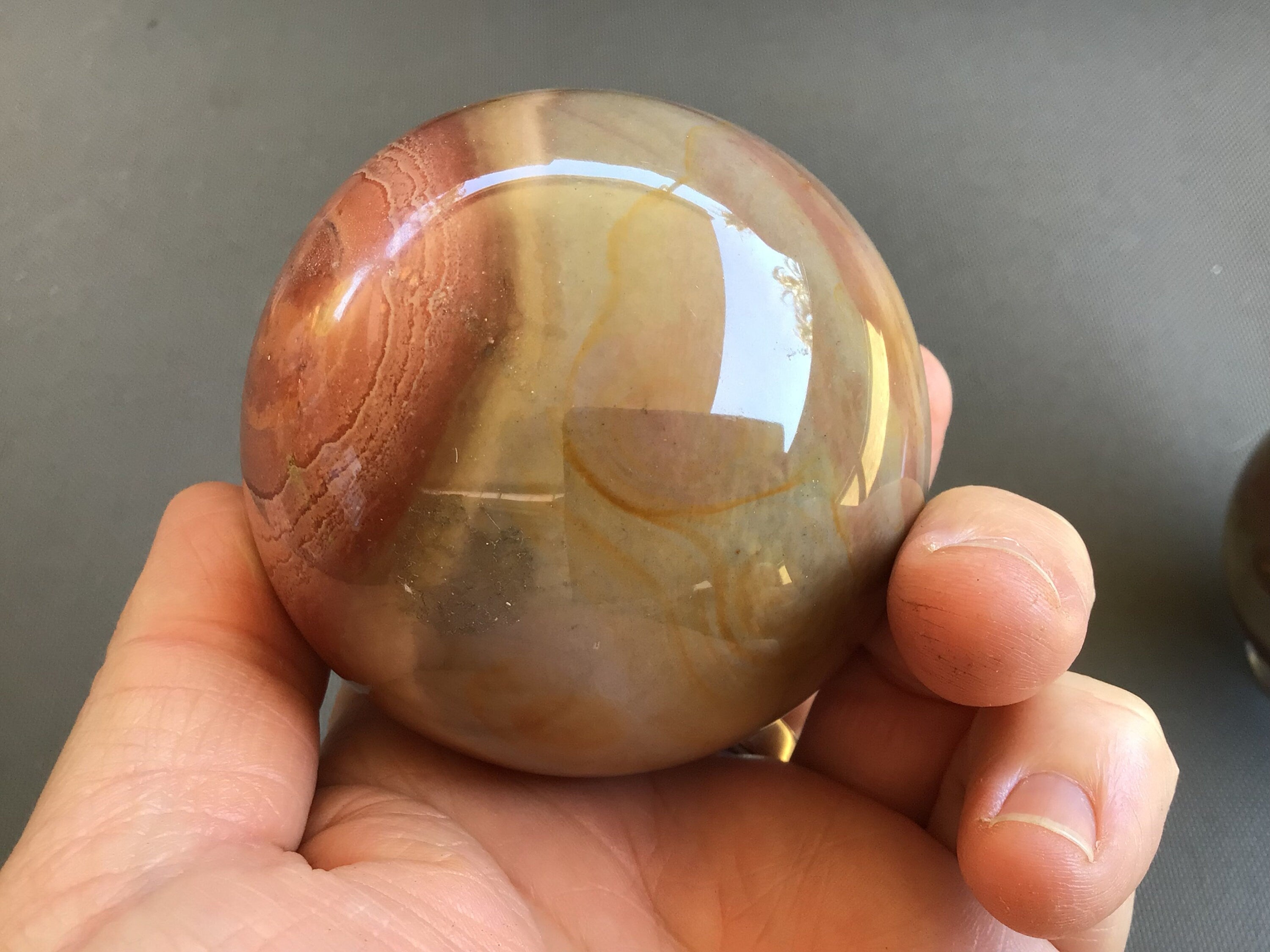 483g Polychrome Jasper Sphere 3B