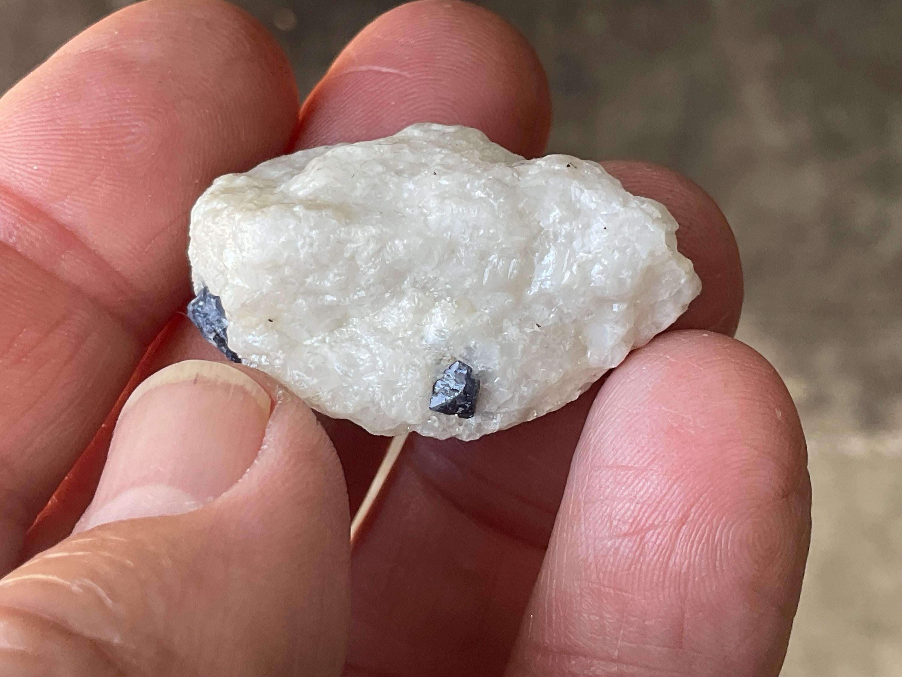12g Natural Blue Spinel and Mica on Matrix from Pakistan Specimen 4
