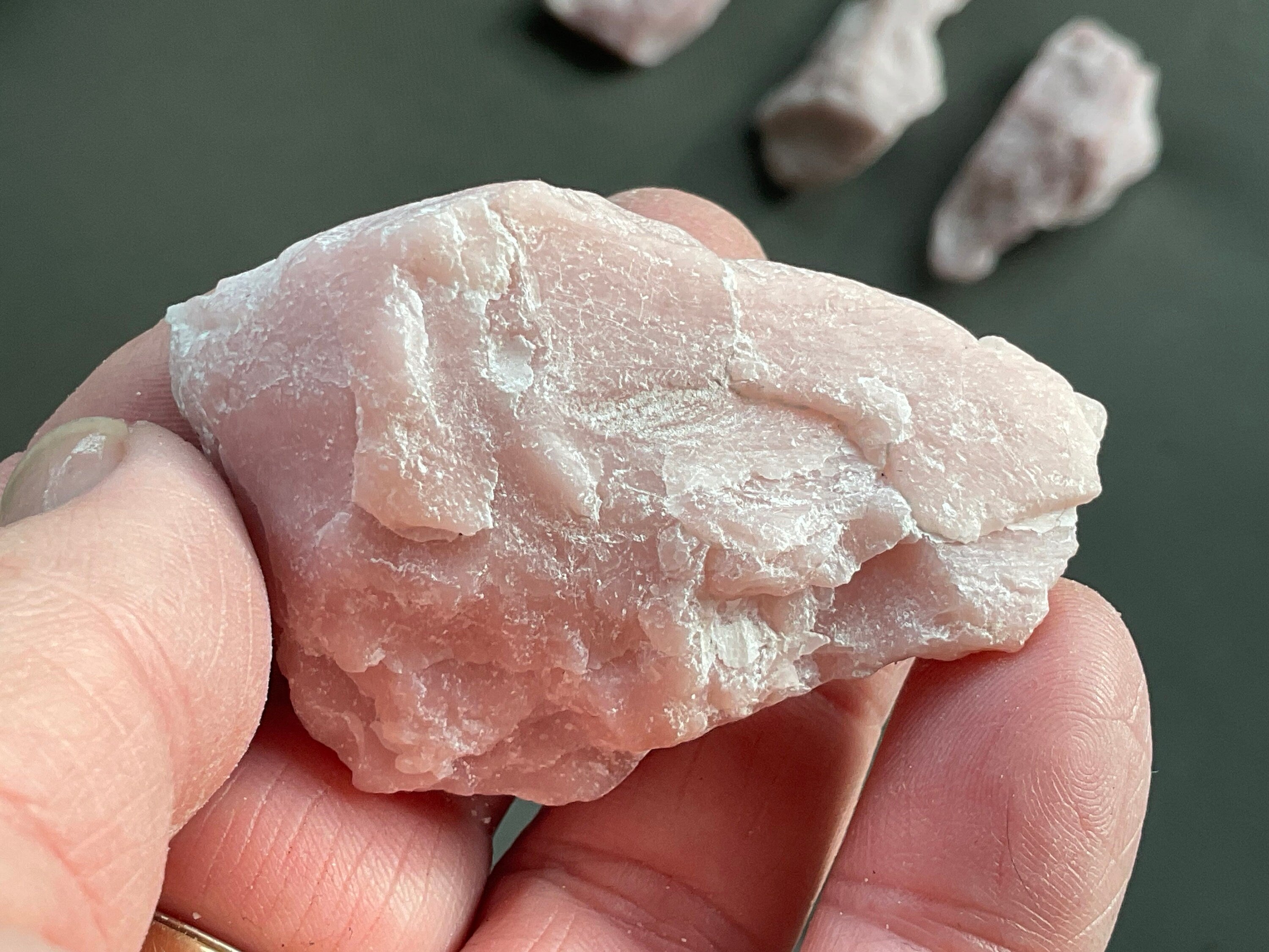 49g Mexican Pink Opal Rough 1A