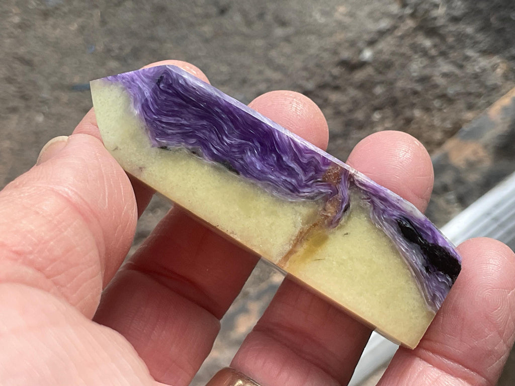 60g Charoite with Calcite Generator 1A