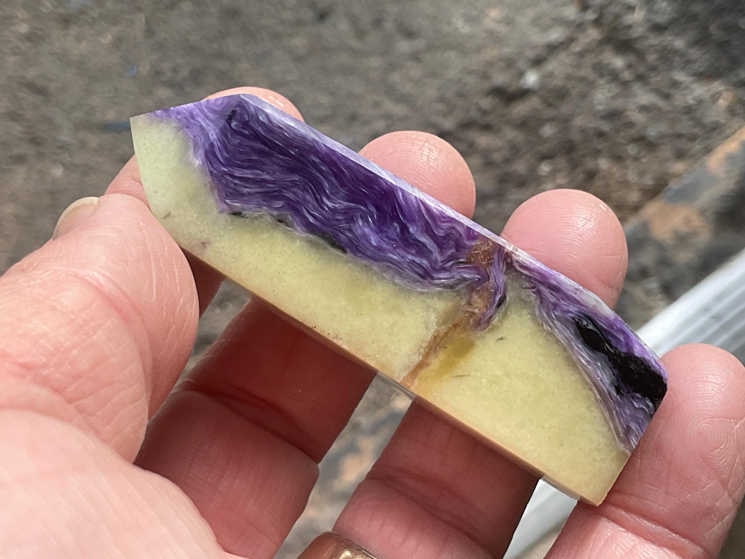 60g Charoite with Calcite Generator 1A