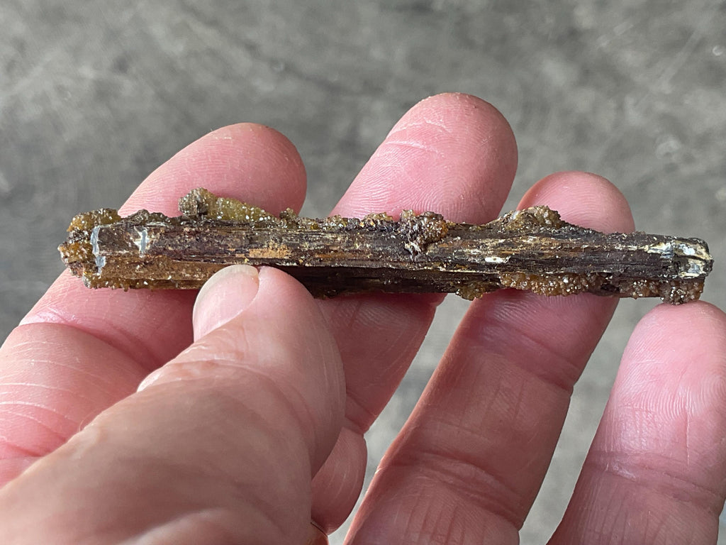 18g Stibiconite with Druzy Quartz Specimen 1C from Hunan, China