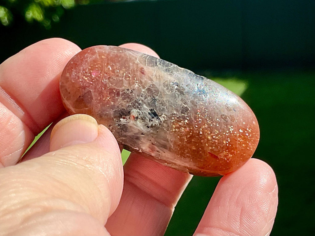 30g Golden Strawberry Sunstone Cabochon 4A