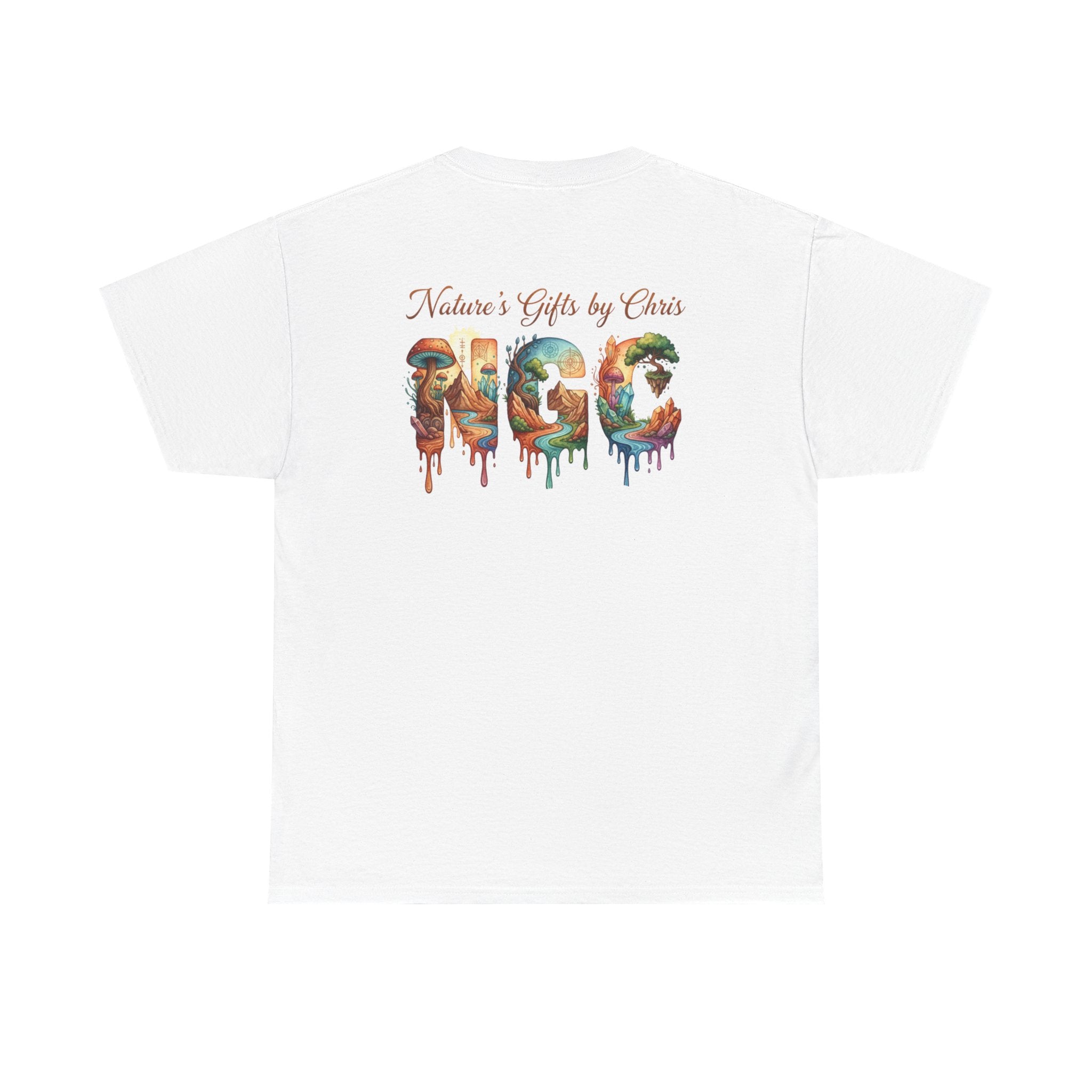 Nature's Gifts Tee — "NGC" Colorful Drip Wildlife Graphic T-Shirt