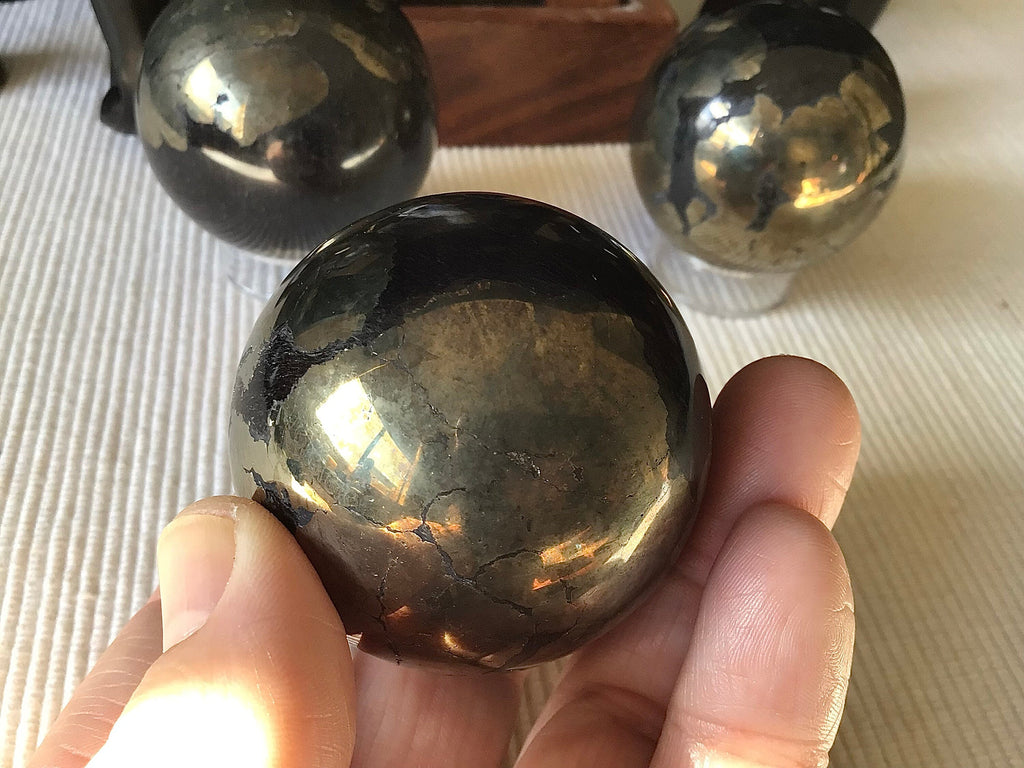 323g Pyrite Sphere A