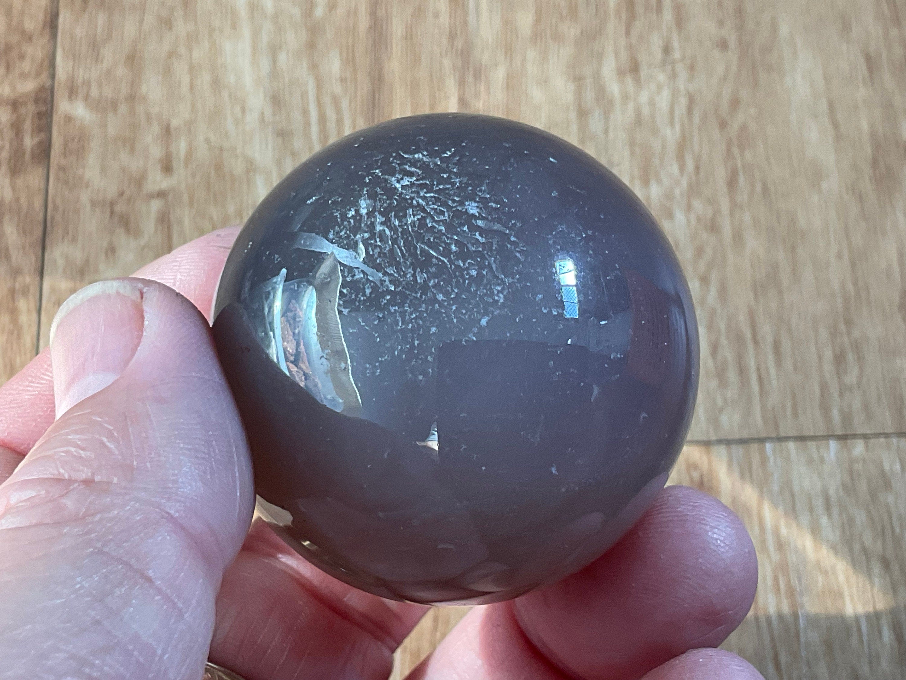 129g Flower Agate Sphere 4A