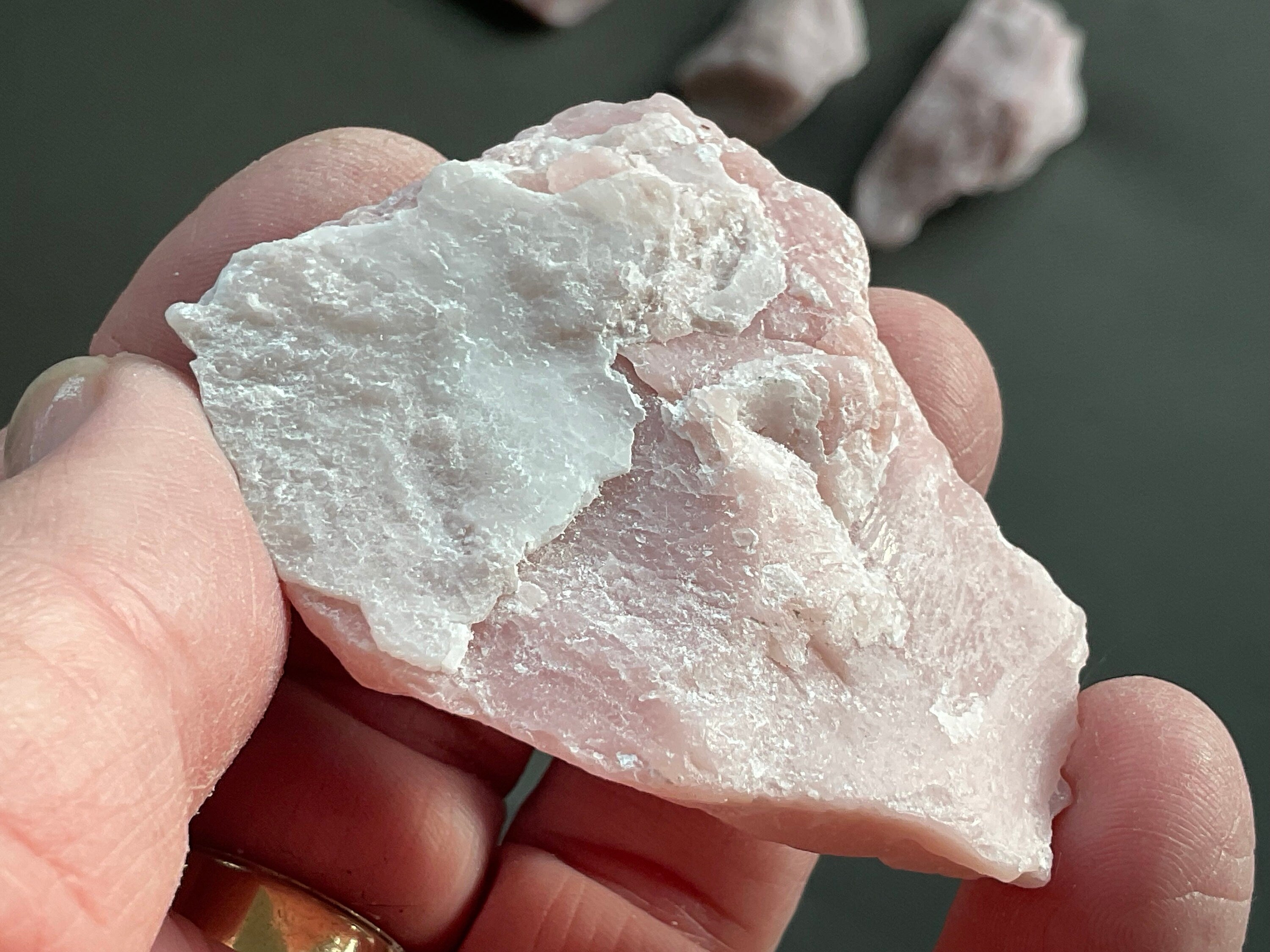 49g Mexican Pink Opal Rough 1A