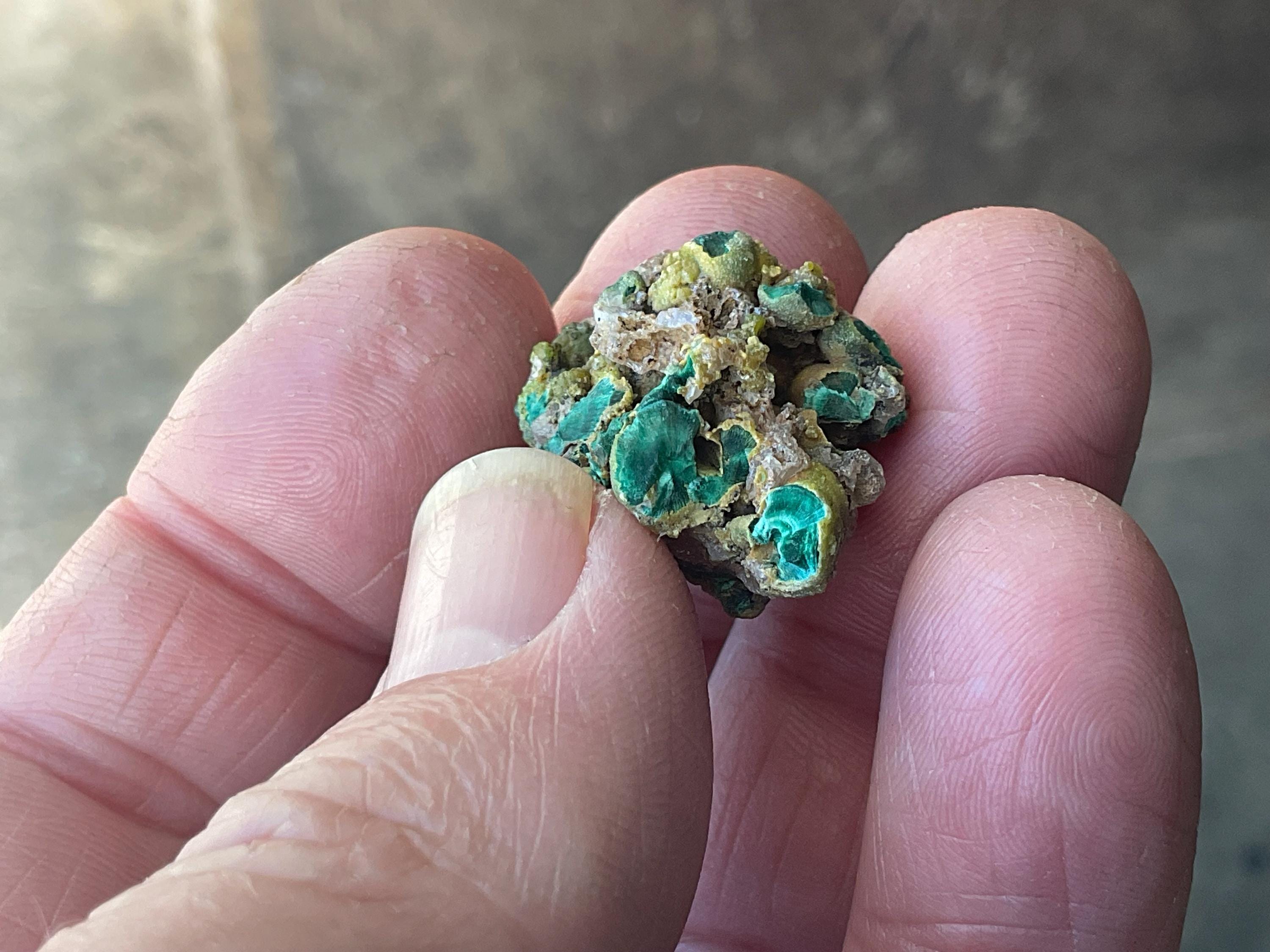 16g Australia Malachite, Cerussite and Pyromorphite Specimen 1A from Rum Jungle
