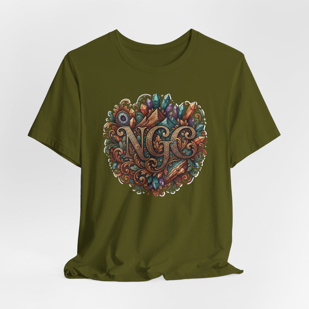NGC Crystal Mandala Tee – Vintage Nature Graphic T-Shirt