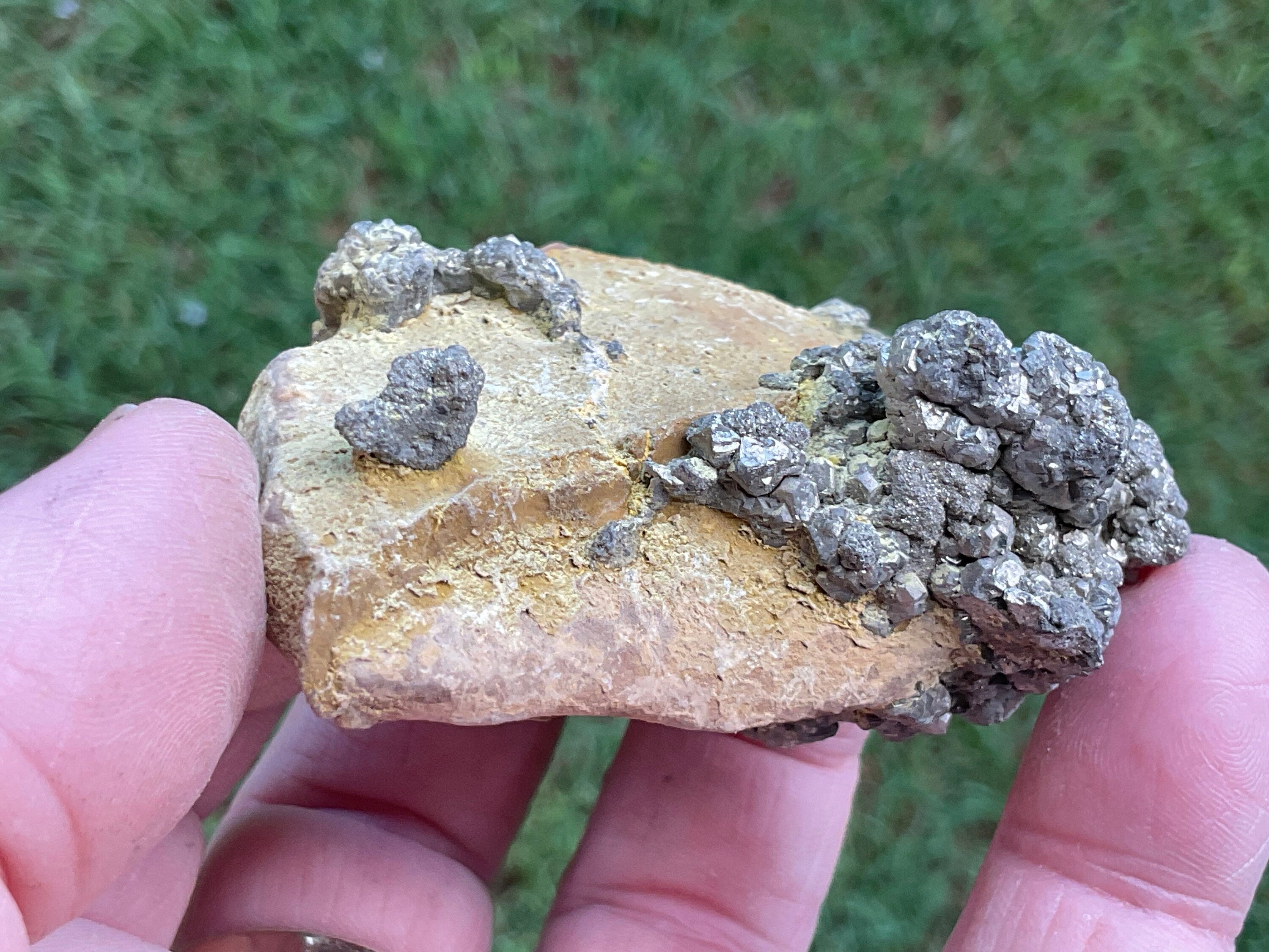 112g Pyrite on Limonite Specimen 4A