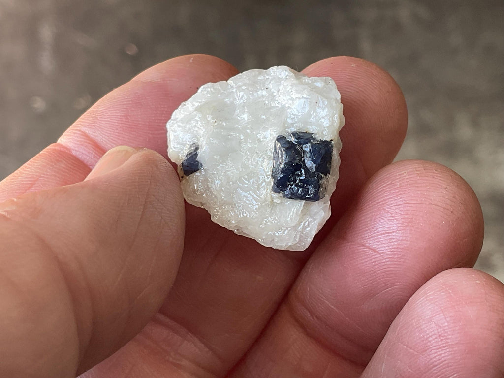 7g Natural Blue Spinel and Mica in Matrix Specimen 5