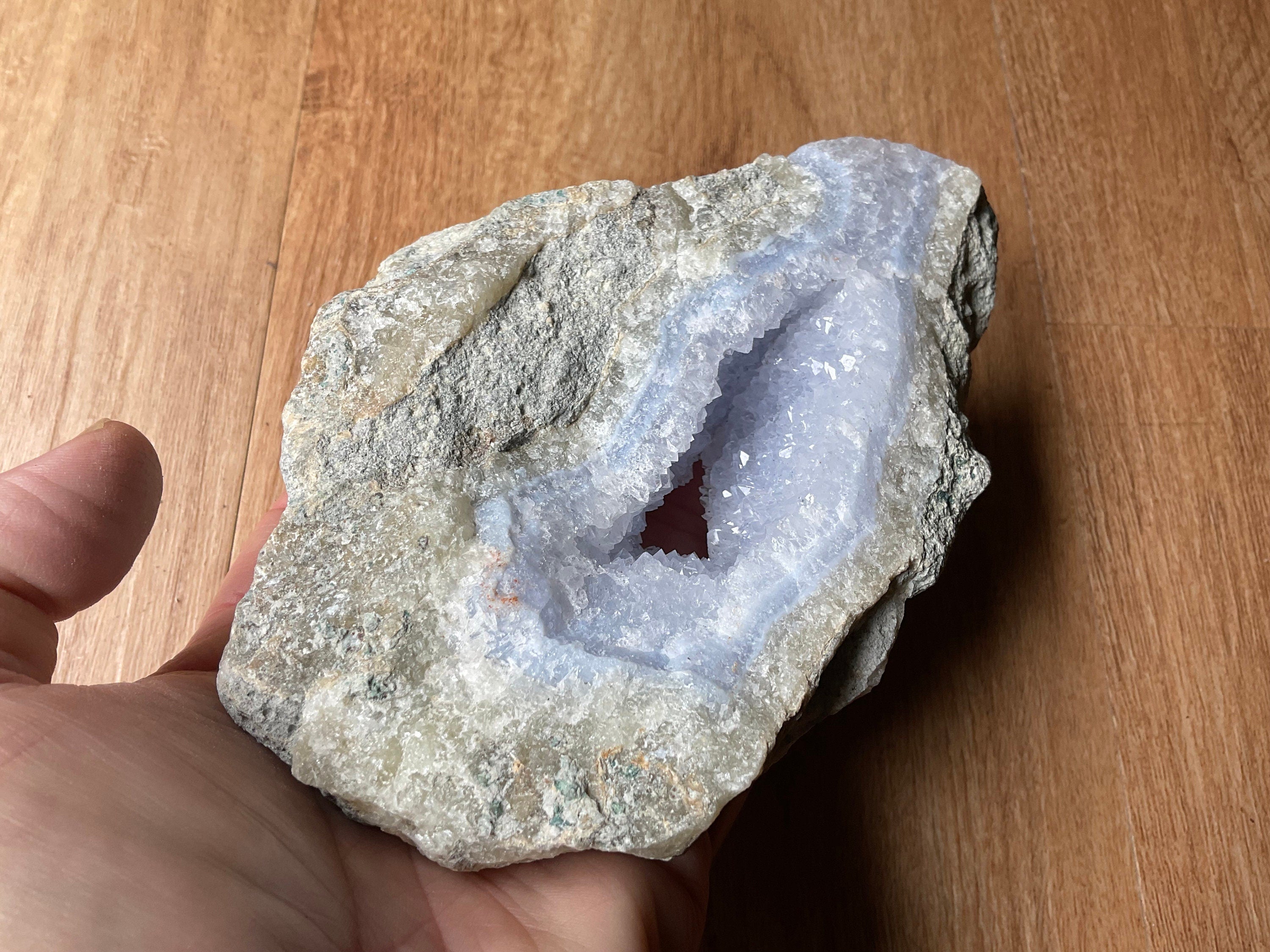 610g Blue Lace Agate Rough Piece E
