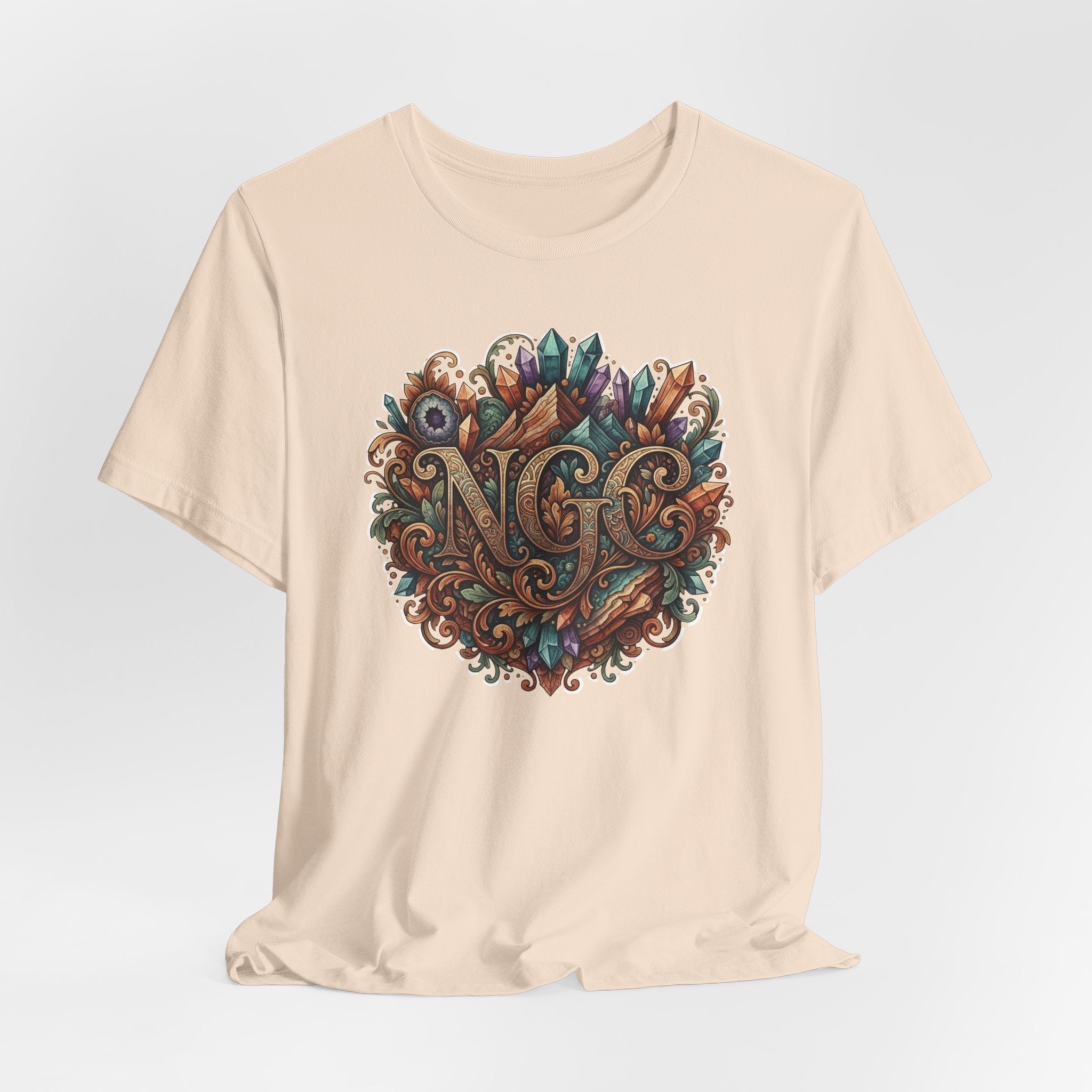 NGC Crystal Mandala Tee – Vintage Nature Graphic T-Shirt