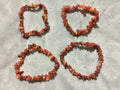 Carnelian Stone Chip Bracelet
