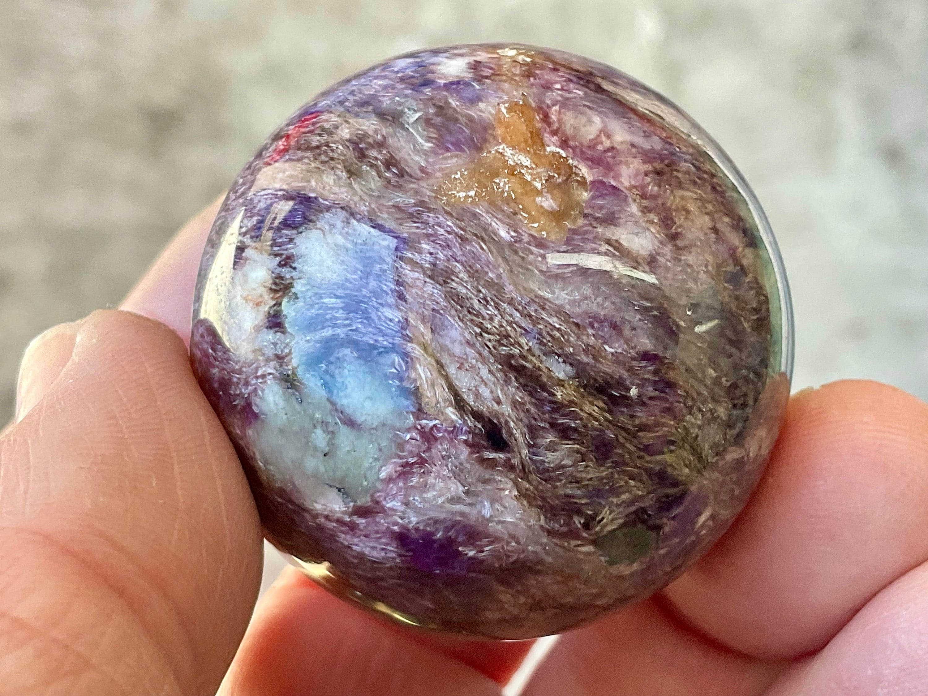 90g Charoite Sphere A