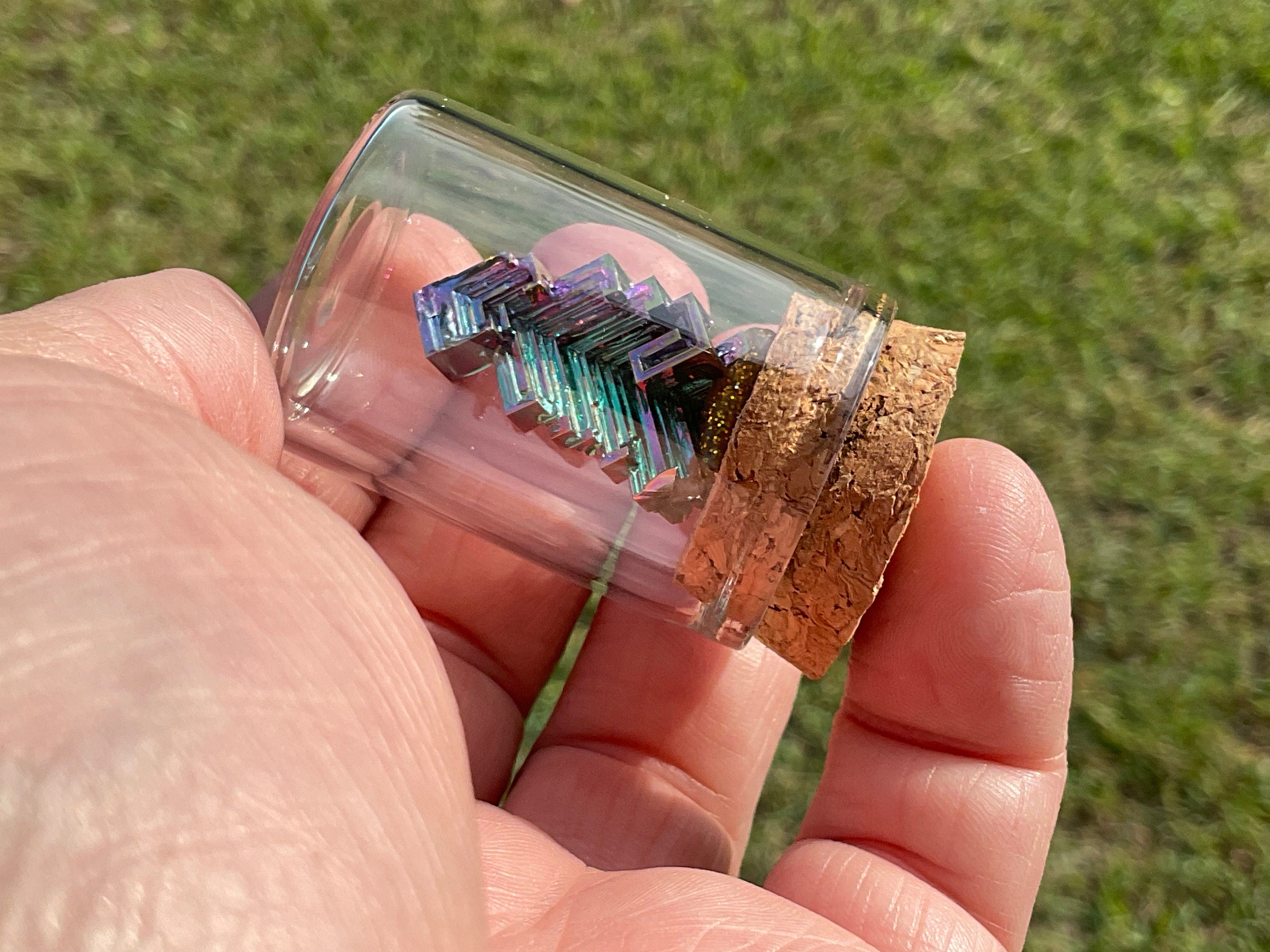 Bismuth Specimen Display Bottle 5A