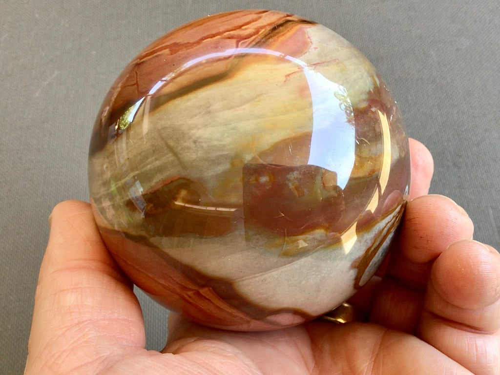 629g Polychrome Jasper Sphere 3C