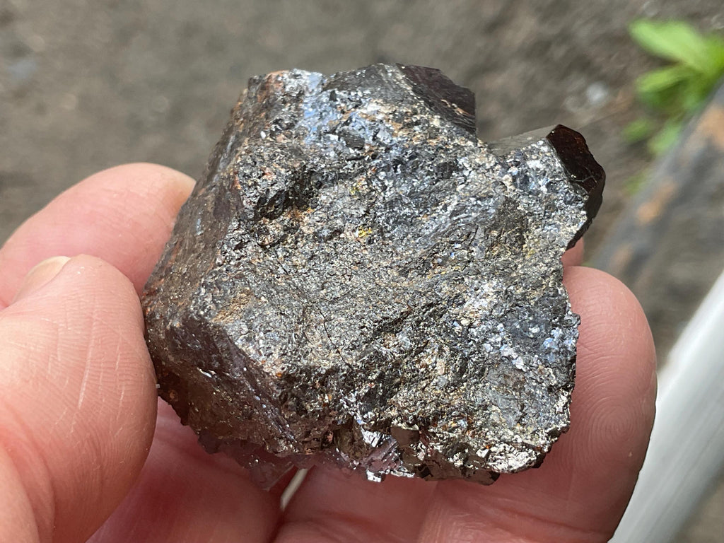 94g Almandine Garnets in Galena from Broken Hill