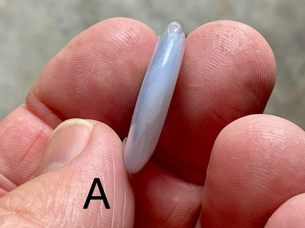 2.5cm Blue Chalcedony Donuts Group 3