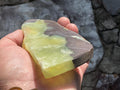 229g Wave Hill Prehnite Polished Slab B