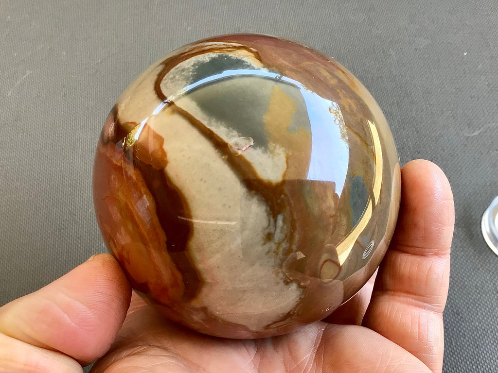 629g Polychrome Jasper Sphere 3C