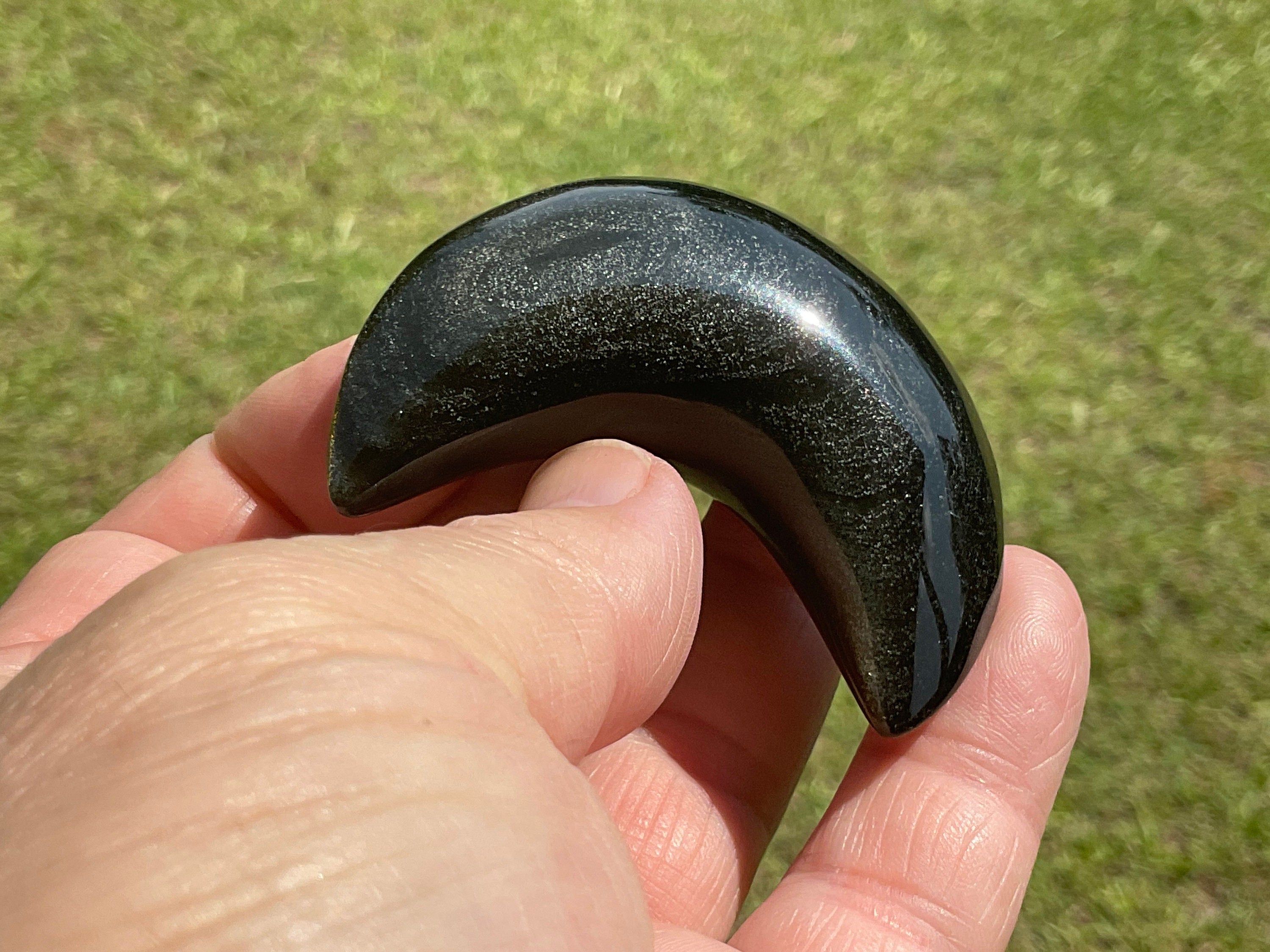 50 g Gold Sheen Obsidian Moon 3B