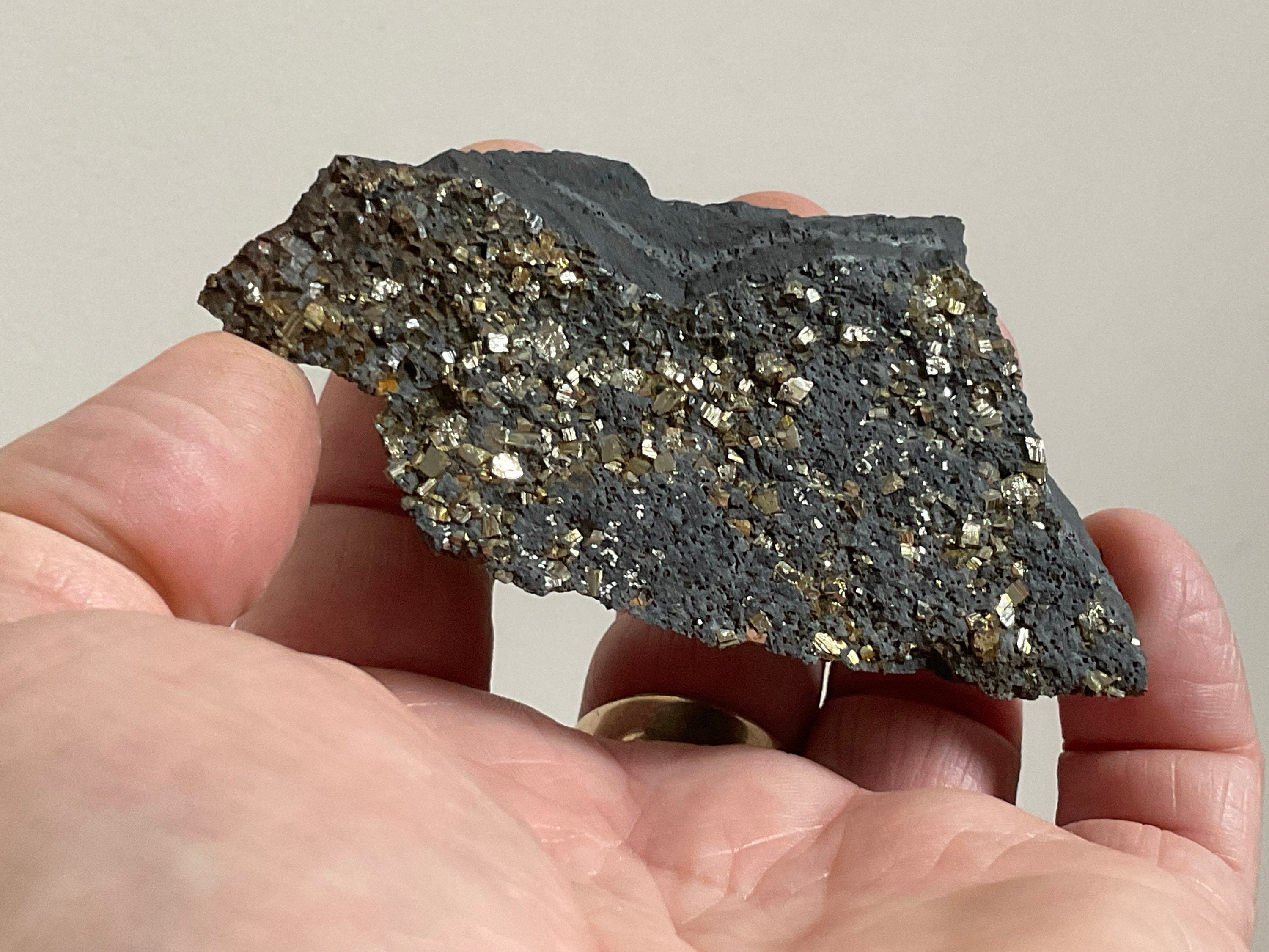 72g Tasmanian Cubic Pyrite Specimen 1C