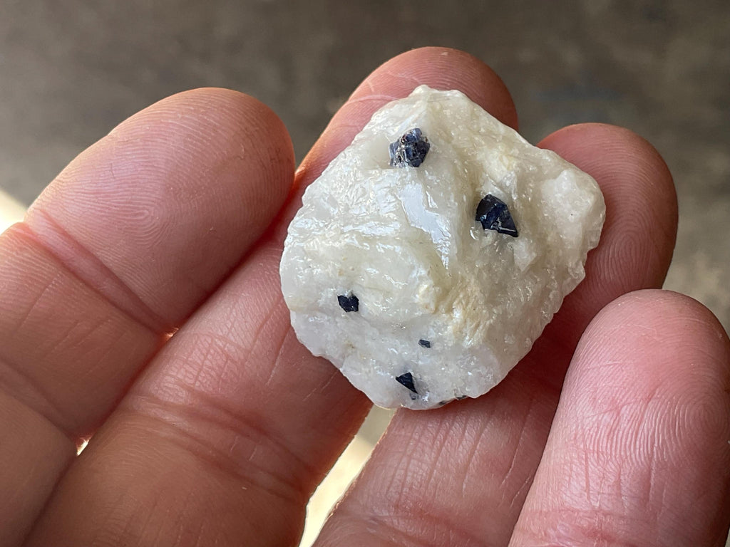 12g Natural Blue Spinel and Mica in Matrix from Pakistan Specimen 2