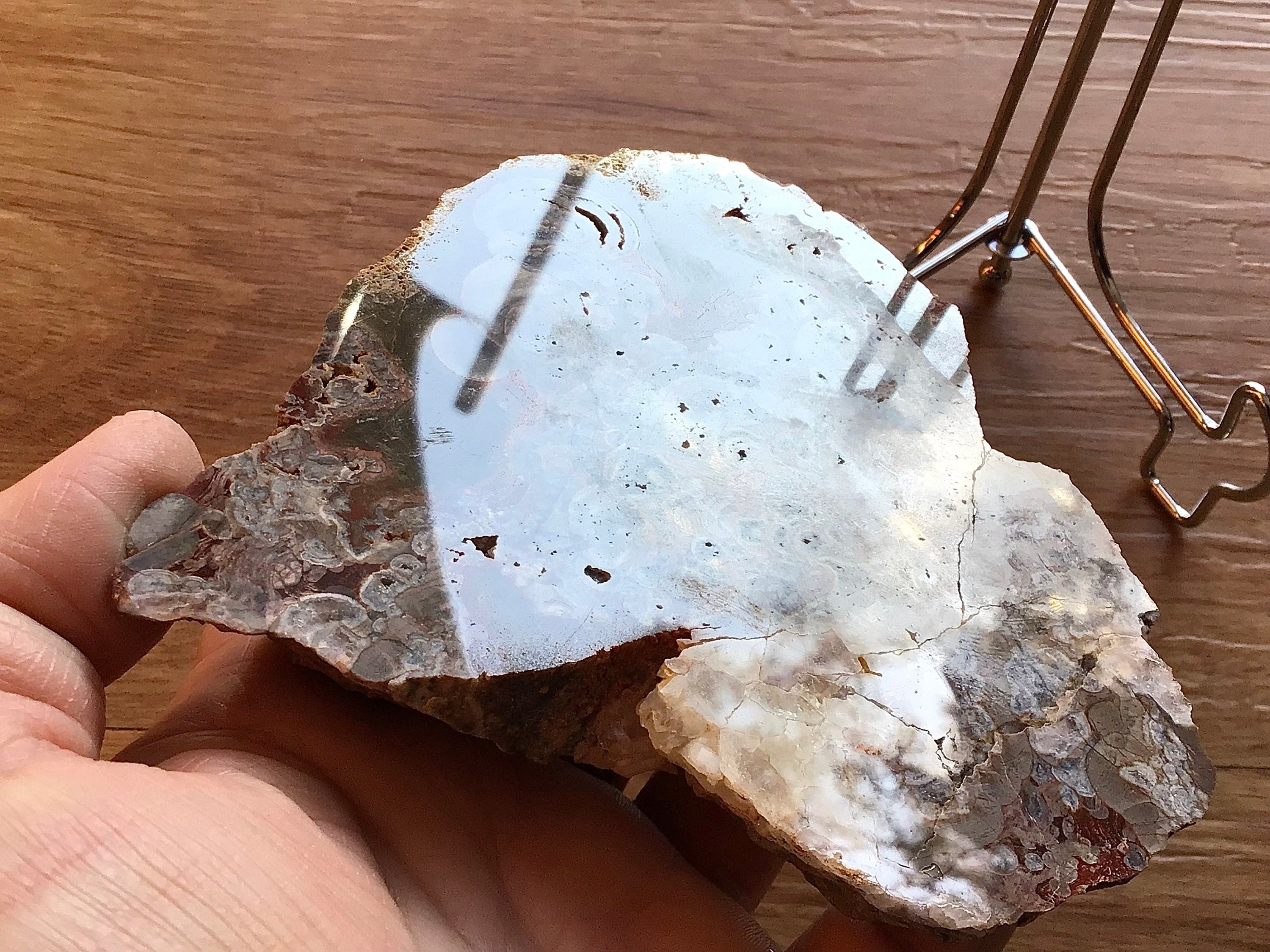 322g Polished Utah Rhyolite Slab A