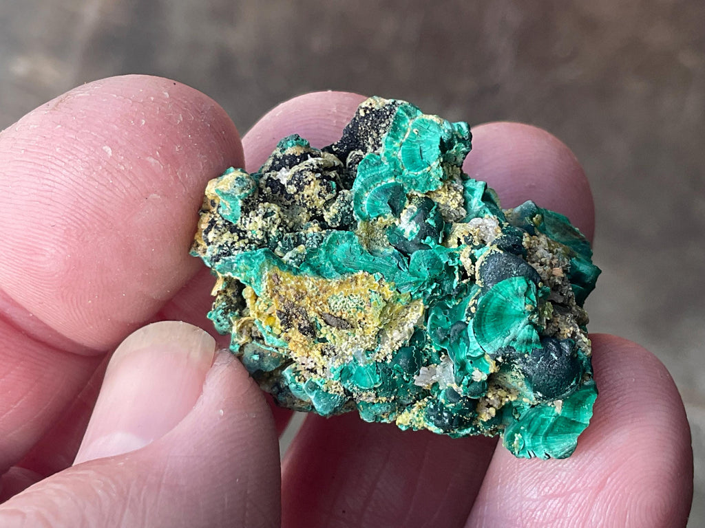 22g Australian Malachite, Cerussite and Pyromorphite Specimen 5B