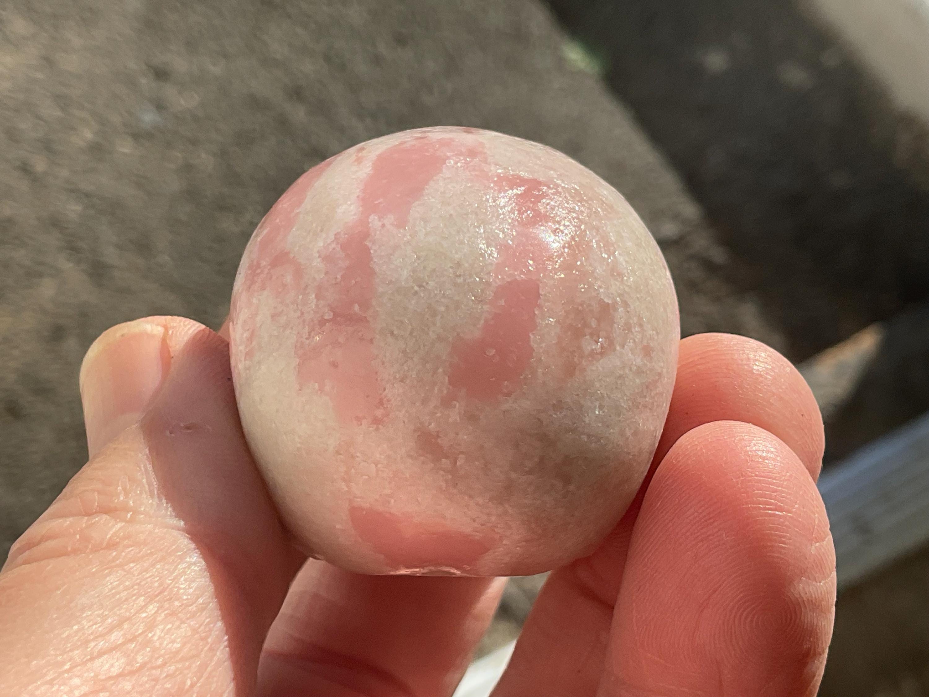 94g Pink Opal Skull B