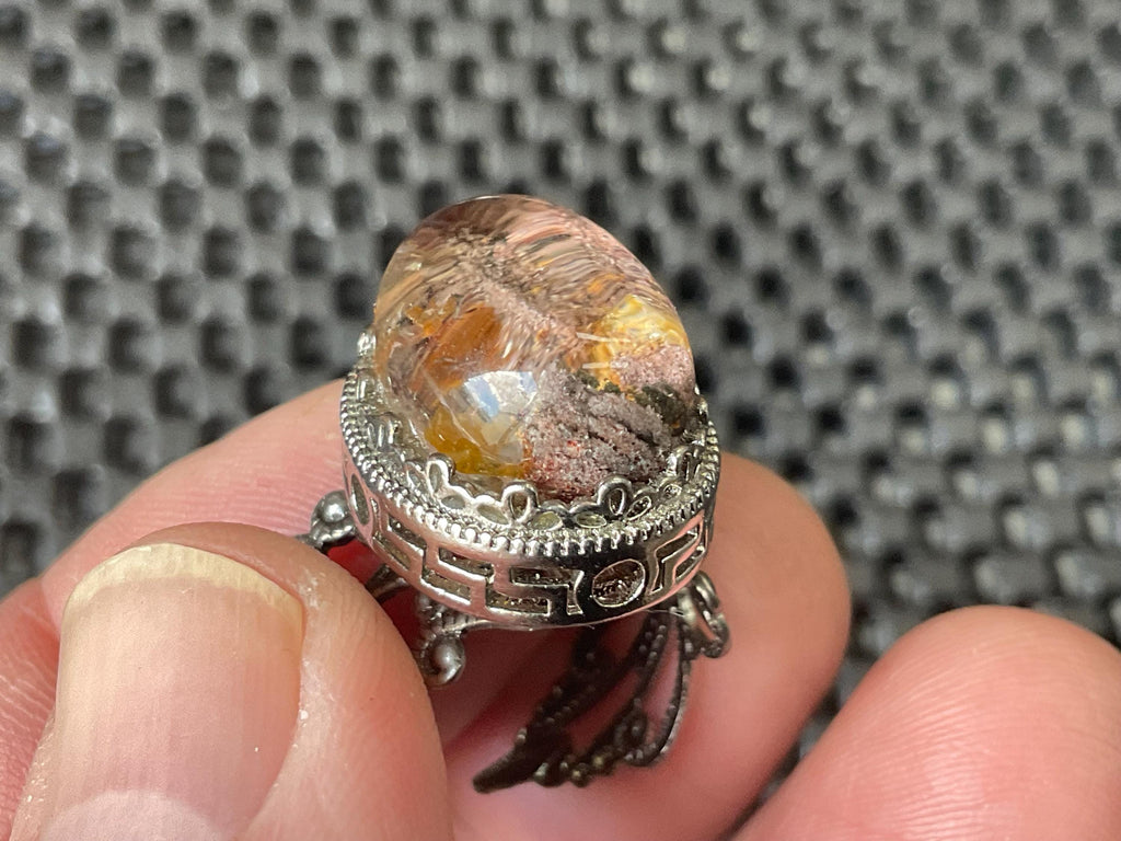 6g Lodelite Cabochon in Antique Style Ring Setting A