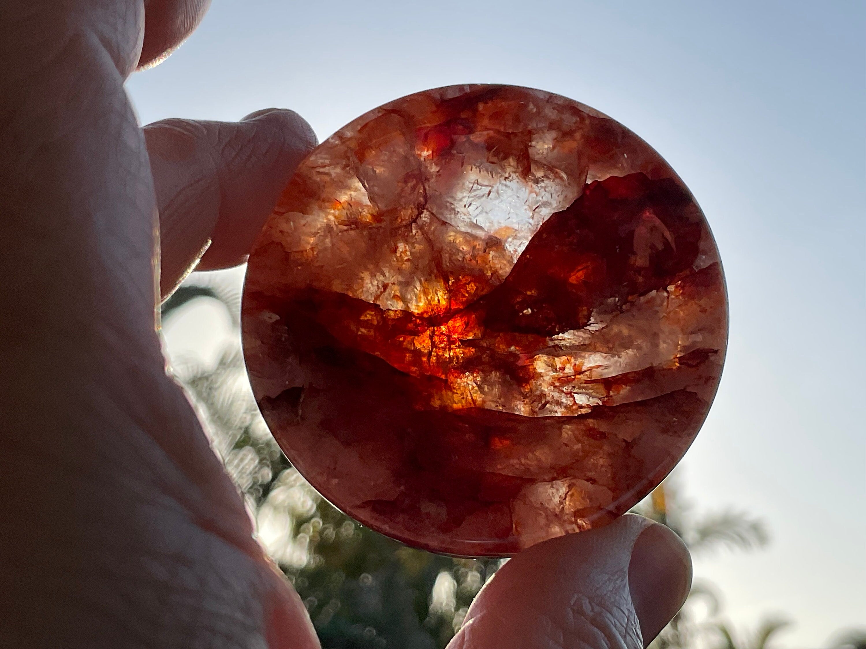 70g Fire Quartz Trinket Tray C