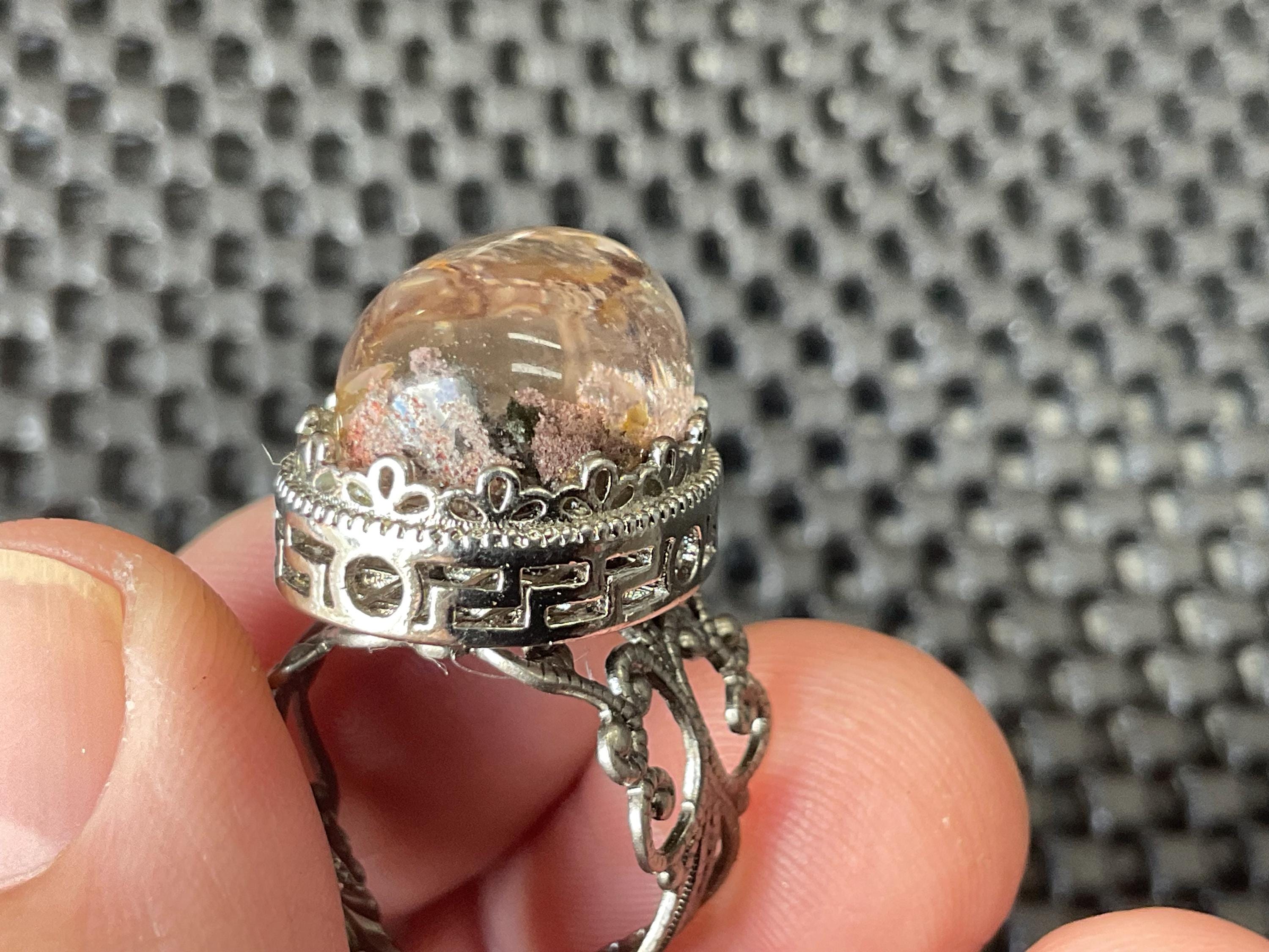 6g Lodelite Cabochon in Antique Style Ring Setting A