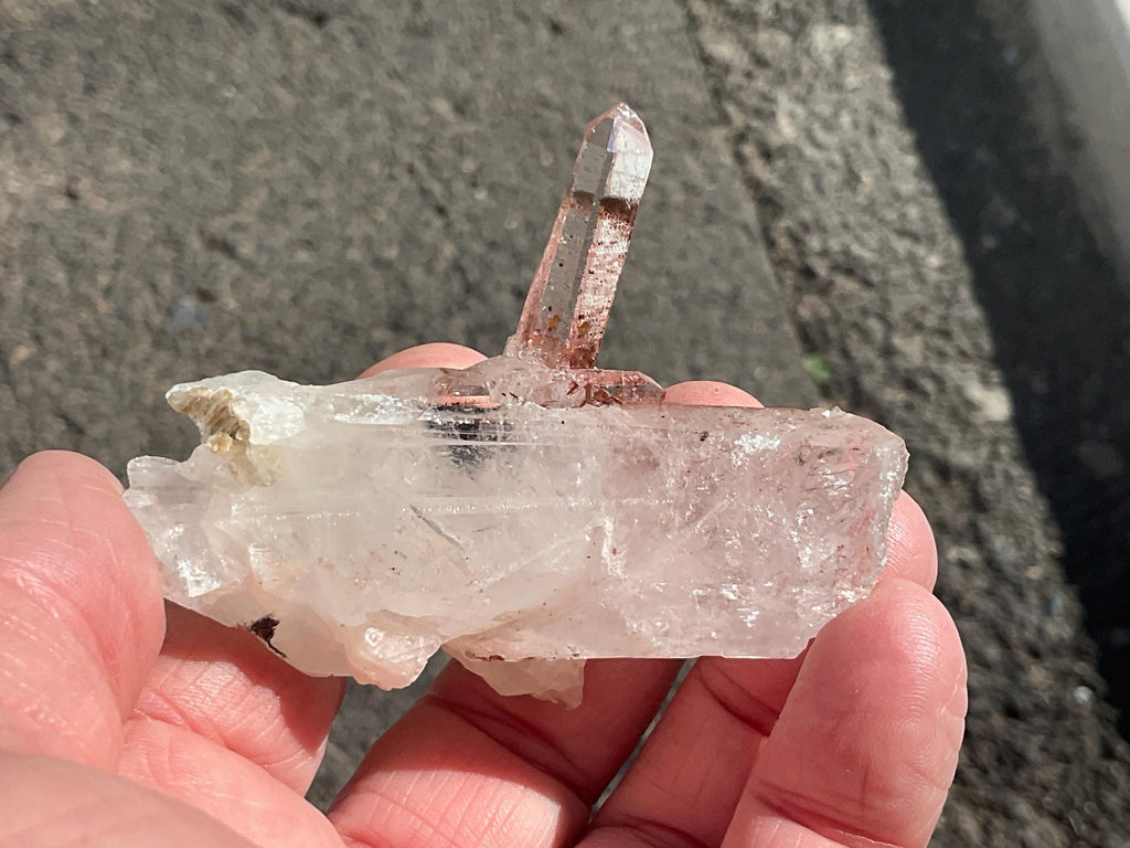 74g Specularite on Quartz Cluster 1A from Inner Mongolia