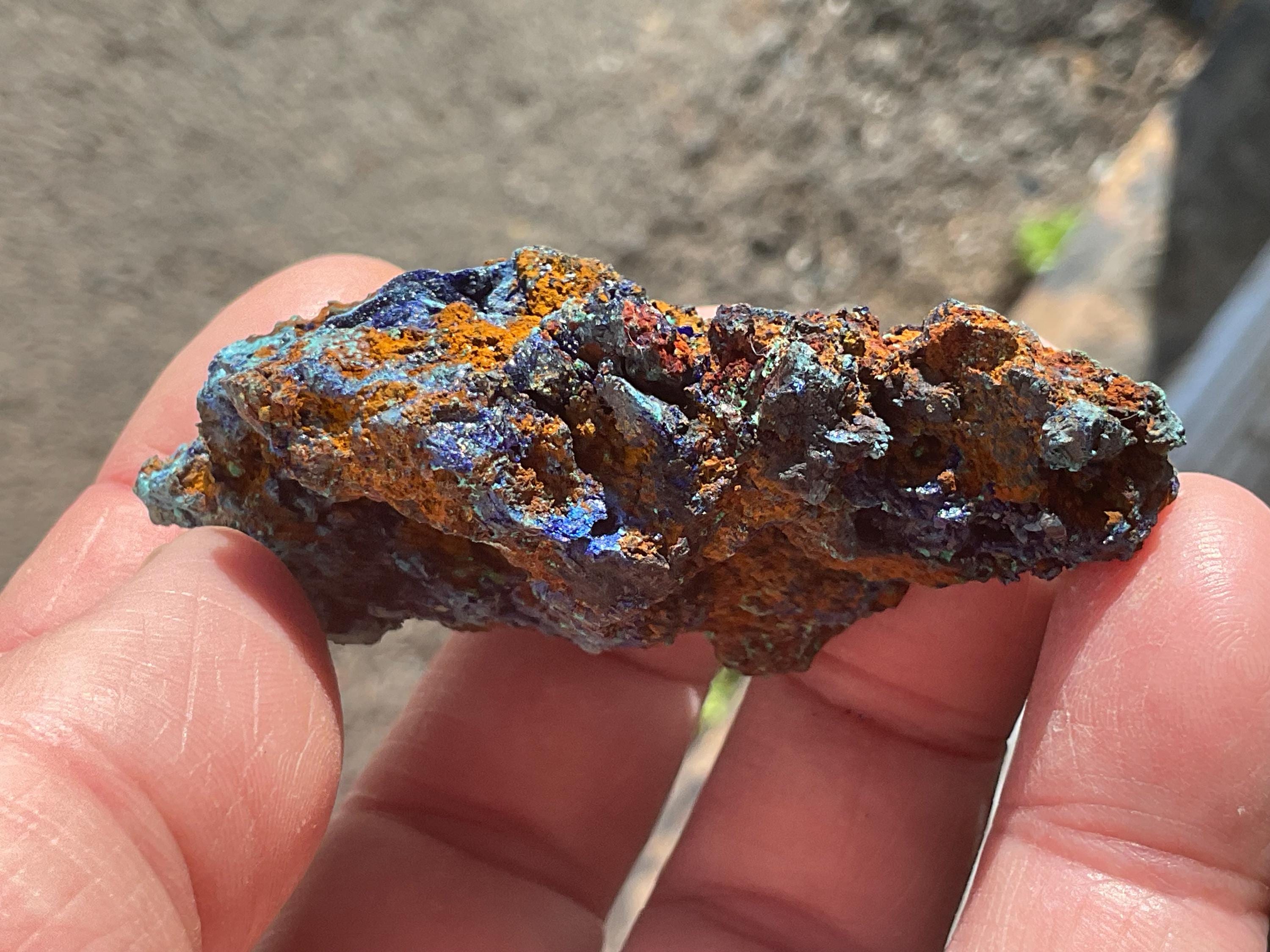 62g Azurite with Malachite Specimen 3A from Anhui, China