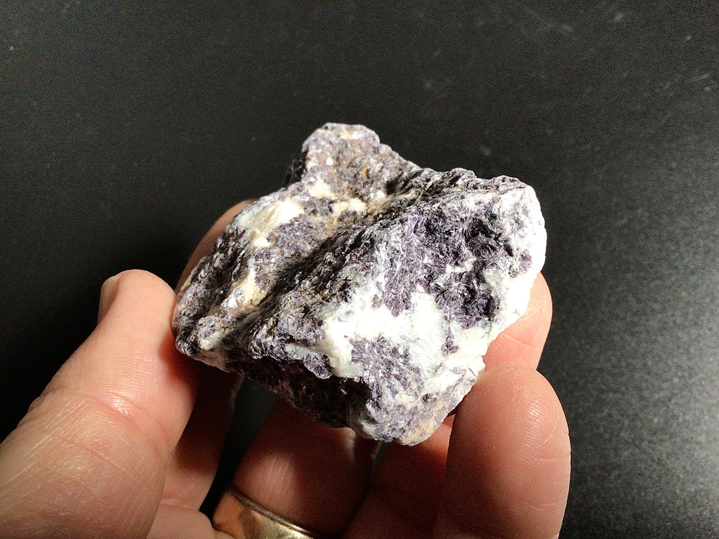 120g Trilithionite with Petalite and Rubellite Rough Piece 5B