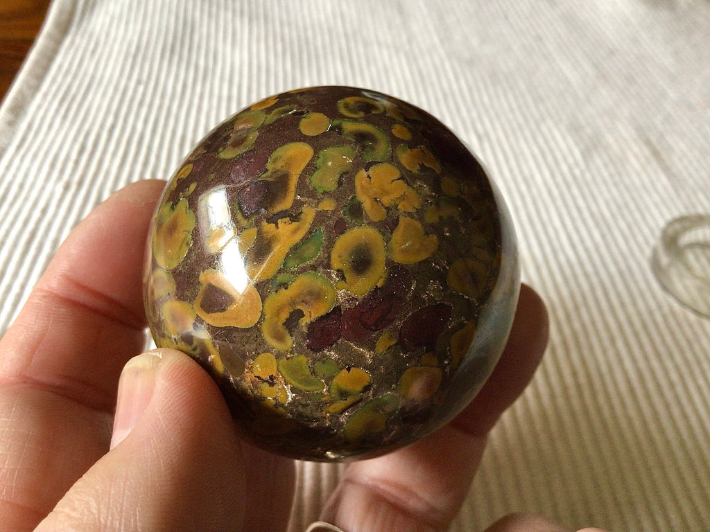 247g Fruit Jasper Sphere C