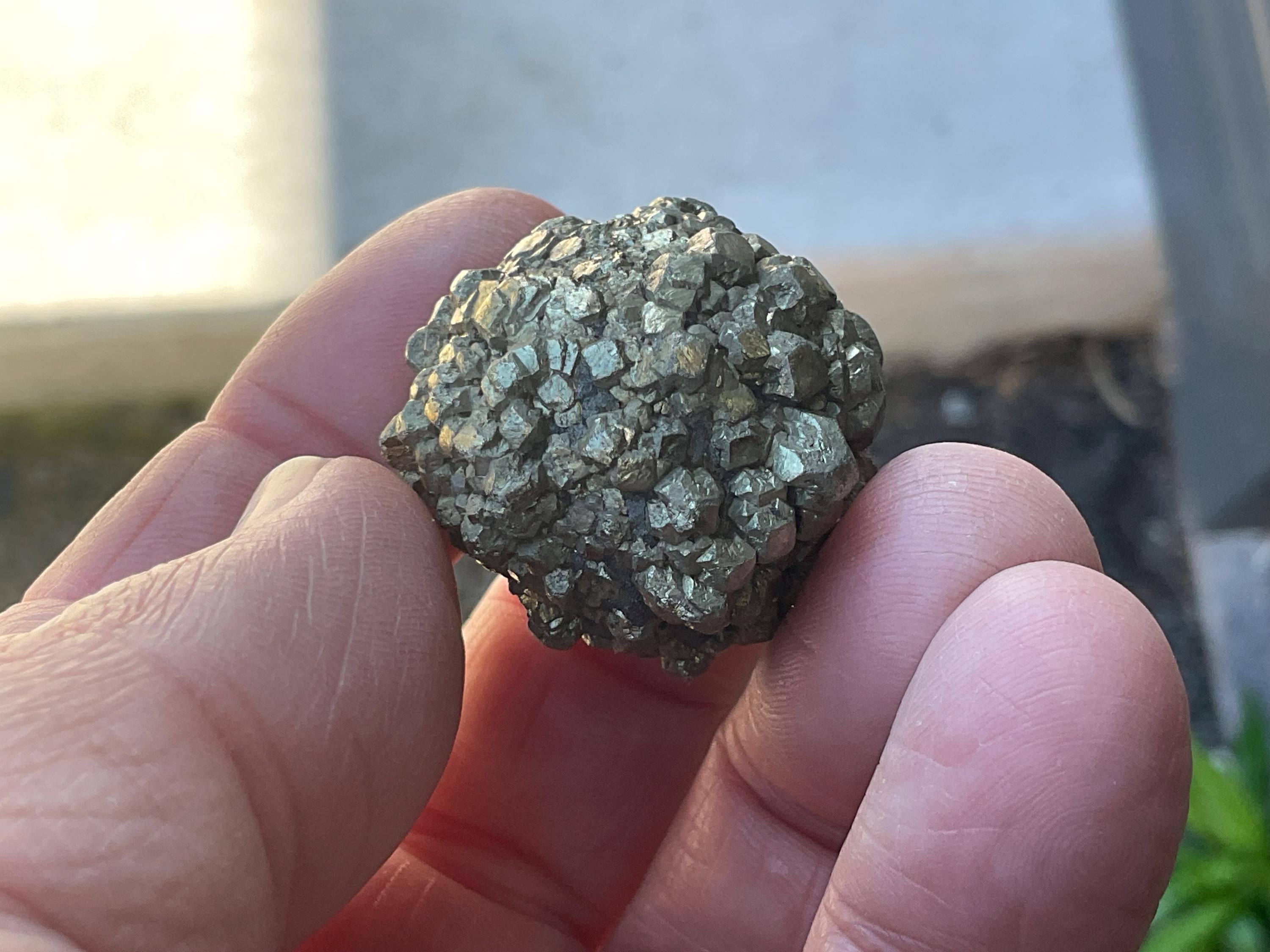 46g Natural Indonesian Pyrite after Marcasite Nodule 2C