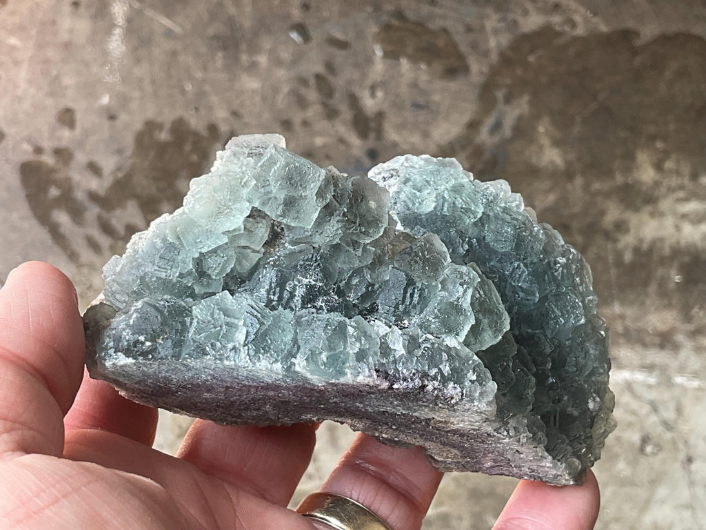 334g Botryoidal Pastel Fluorite Specimen 4A from Henan, China