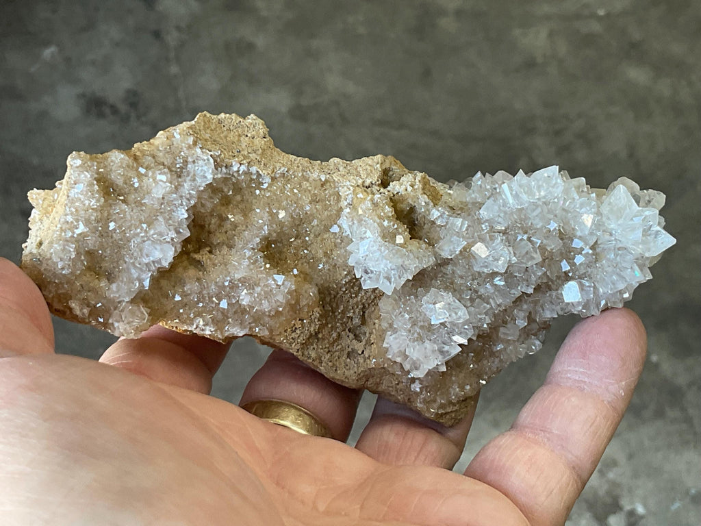146g Clear Calcite on Matrix from Wenshan Mine