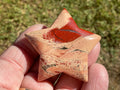 47g Brecciated Red Jasper with Chalcedony Star 4C